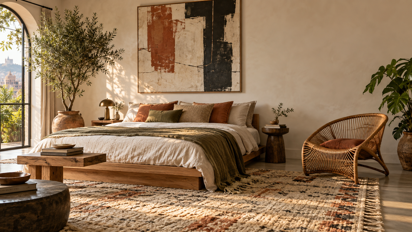Dormitorio bohemio editorial