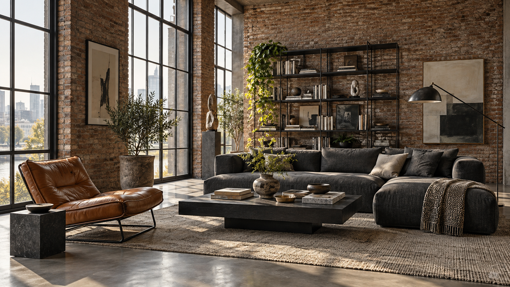 Salón industrial contemporáneo